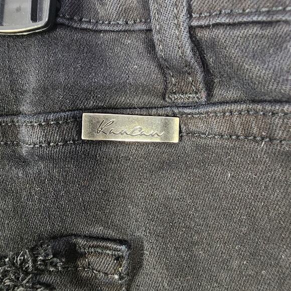 KanCan Womens Jeans Size XL Nala Distressed Fringe Ankle Skinny Stretch Denim - Picture 7 of 13